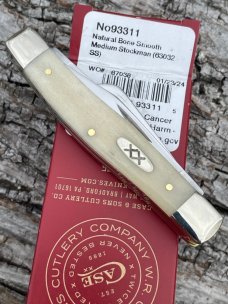 CASE XX ** FIRST PRODUCTION RUN 2024 NATURAL SMOOTH BONE MEDIUM STOCKMAN