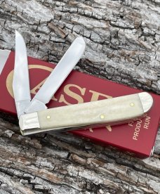 CASE XX ** FIRST PRODUCTION RUN 2024 NATURAL SMOOTH BONE MINI TRAPPER