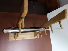 AGA 15" buffalo horn w/ swivel bolster "super nice" and extremely rare!!