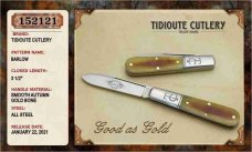 152121 TC Barlow...Smooth Autumn Gold Bone..."GOOD AS GOLD "..3.5 CLOSED..1095..NIT
