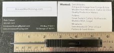 Limited Edition Protech Calmigo (2224) Steel Handle Custom Switchblade Knife, Used
