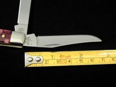 Case Smooth Cranberry Kirinite Mini Trapper Knife 13273 USA Made 2016 10207 SS