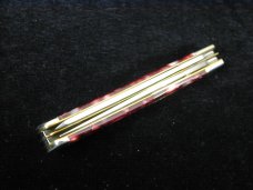 Case Smooth Cranberry Kirinite Mini Trapper Knife 13273 USA Made 2016 10207 SS