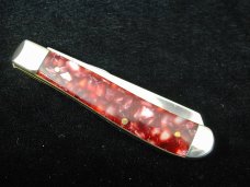 Case Smooth Cranberry Kirinite Mini Trapper Knife 13273 USA Made 2016 10207 SS