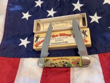 Vintage Camillus 2 Blade Large Cigar Knife w/ Riders of the Silver Screen Handles -Roy Rogers -NOS