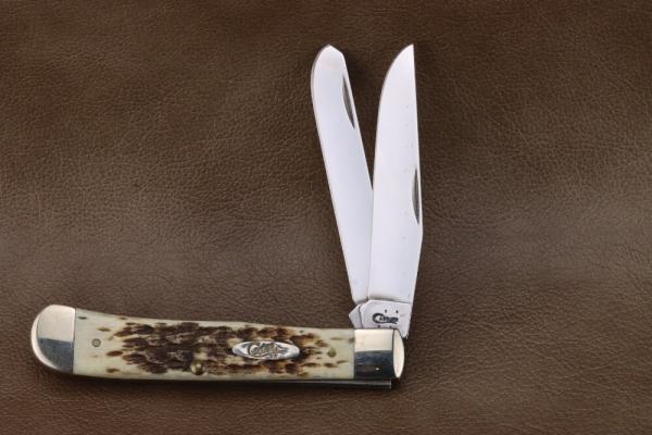 CASE XX 6254SS 2016 WHITE JIGGED BONE HANDLES CASE XX 6254SS 2016 WHITE JIGGED BONE HANDLES