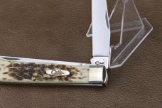 CASE XX 6254SS 2016 WHITE JIGGED BONE HANDLES