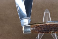 CASE XX 6375CV 2015 BONE HANDLES JUMBO STOCKMAN