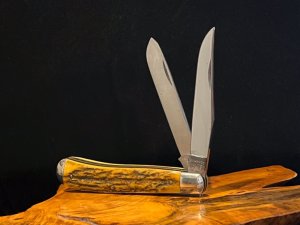 Schrade Walden 293 Trapper Stag Unused