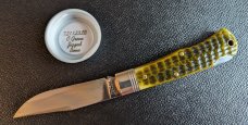 GEC 72 Green Jigged Bone Lock Back - As New