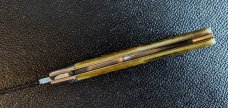 GEC 72 Green Jigged Bone Lock Back - As New