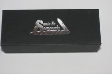 SANTA FE STONEWORKS & H & R TURQUOISE VEIN ROCK POCKET KNIFE TRAPPER 1-300