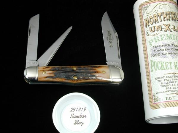 Great Eastern Cutlery Sambar Stag Stockyard Whittler Knife 1 Of 376 NIT 291319 Great Eastern Cutlery Sambar Stag Stockyard Whittler Knife 1 Of 376 NIT 291319
