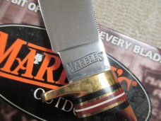 Marbles Woodcraft  Jigged Bone & Aluminum Pommel   