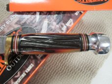 Marbles Woodcraft  Jigged Bone & Aluminum Pommel   