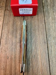 Robeson Mastercraft by Queen Tuxedo Caramel Worm Grove Bone 1 of 200