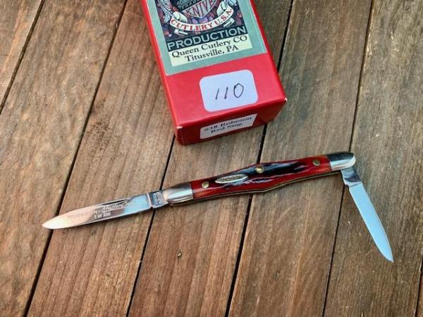 Robeson Mastercraft by Queen Tuxedo Pen Red Stag Bone 1 of 200 Robeson Mastercraft by Queen Tuxedo Pen Red Stag Bone 1 of 200