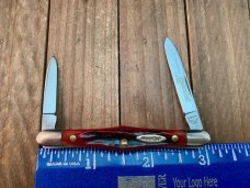 Robeson Mastercraft by Queen Tuxedo Pen Red Stag Bone 1 of 200 