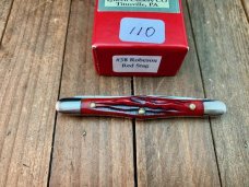 Robeson Mastercraft by Queen Tuxedo Pen Red Stag Bone 1 of 200 