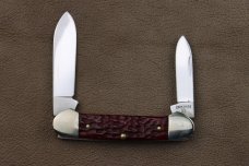 CASE XX 62131SS DARK RED BONE CANOE 1991