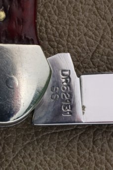 CASE XX 62131SS DARK RED BONE CANOE 1991