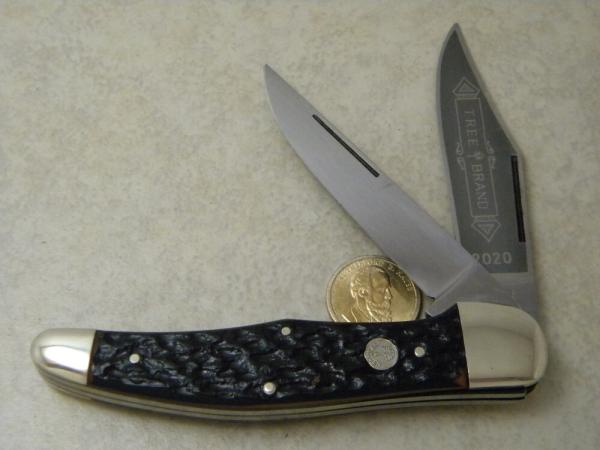 Boker Tree Brand Solingen Germany 2020 Delrin 2 Blade Folding Hunter Knife 