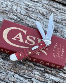 CASE XX ** 2024 MY FIRST CASE PEACH SEED OLD RED PEANUT