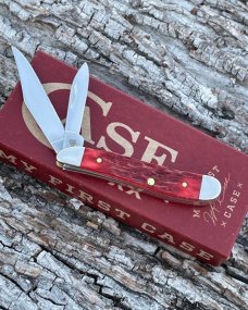 CASE XX ** 2024 MY FIRST CASE PEACH SEED OLD RED PEANUT