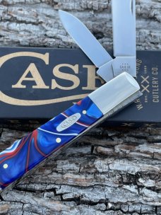 CASE XX ** 2024 PATRIOTIC KIRINITE SMOOTH RAZOR KNIFE