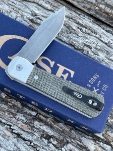 CASE XX ** FIRST PRODUCTION RUN 2024 SMOOTH BLACK BURLAP MICARTA LONGHOUSE