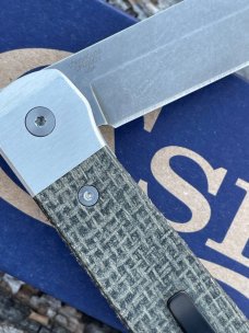 CASE XX ** FIRST PRODUCTION RUN 2024 SMOOTH BLACK BURLAP MICARTA LONGHOUSE