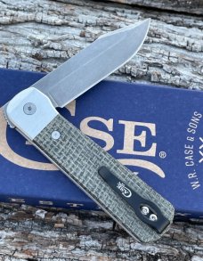 CASE XX ** FIRST PRODUCTION RUN 2024 SMOOTH BLACK BURLAP MICARTA LONGHOUSE