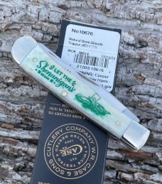 CASE XX ** SFO 2024 GATOR ST. PATRICK'S DAY SMOOTH BONE TRAPPER only 60 MADE