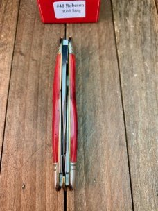 Robeson Mastercraft by Queen Fiddleback Whittler Red Carved Stag Bone 1 of 200 