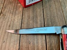 Robeson Mastercraft by Queen Stockman Red Carved Stag Bone 1 of 200 2009