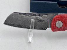 Mcusta MC-211D Petit VG-10 Core Damascus Black/Orange Micarta 2.75