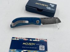 Mcusta MC-211D Petit VG-10 Core Damascus Black/Orange Micarta 2.75