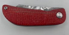Mcusta MC-211D Petit VG-10 Core Damascus Black/Orange Micarta 2.75