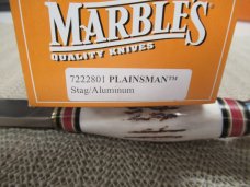 Marbles Plainsman Stag & Aluminum Pommel   