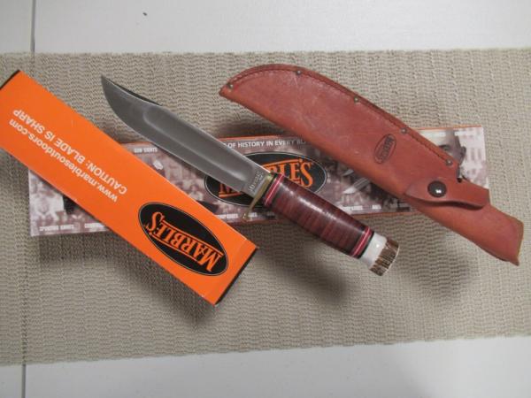 Marbles 7" Ideal Leather & Stag Pommel Marbles 7" Ideal Leather & Stag Pommel