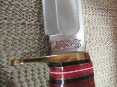 Marbles 7" Ideal Leather & Stag Pommel   