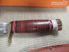 Marbles 7" Ideal Leather & Stag Pommel   