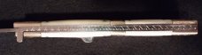 13" Double Eagle Picklock Switchblade. Damascus Blade and Giraffe Bone handles.