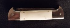 9" Handmade Eaglehead Switchblade with Damascus Blade 