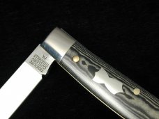 Great Eastern Cutlery Black Maple Richlite Congress Clerk Knife 130224 Wharncliffe 1095 Steel
