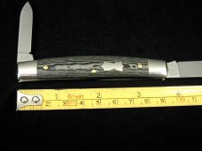 Great Eastern Cutlery Black Maple Richlite Congress Clerk Knife 130224 Wharncliffe 1095 Steel