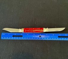 Great Eastern Cutlery GEC Tidioute #53 Cinnamon Sugar Acrylic Equal End Cuban Knife 1 Of 25 531212
