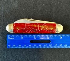 Great Eastern Cutlery GEC Tidioute #53 Cinnamon Sugar Acrylic Equal End Cuban Knife 1 Of 25 531212