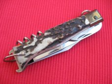 Vintage Italian Zoppis Jaguar Ring Pull Switchblade Knife