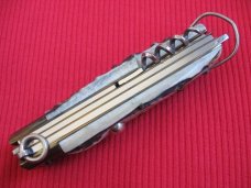 Vintage Italian Zoppis Jaguar Ring Pull Switchblade Knife